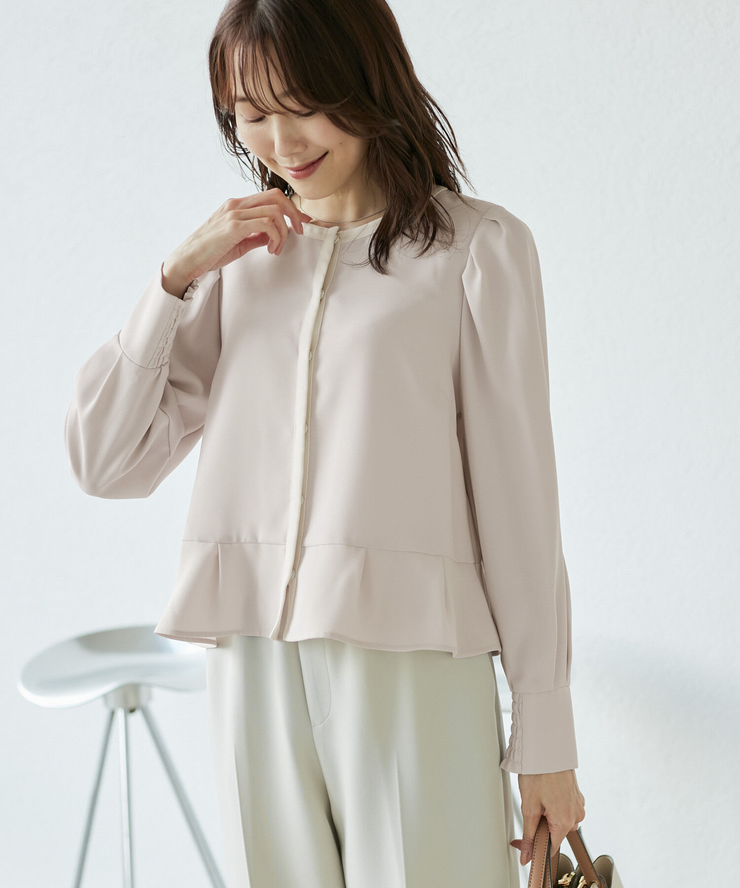 Rope&rsquo;Picnic「ジャケットみたいに着れるブラウス」|シャツ・ブラウス|