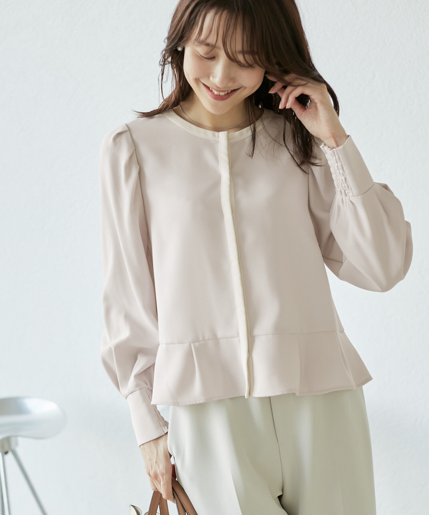 Rope&rsquo;Picnic「ジャケットみたいに着れるブラウス」|シャツ・ブラウス|