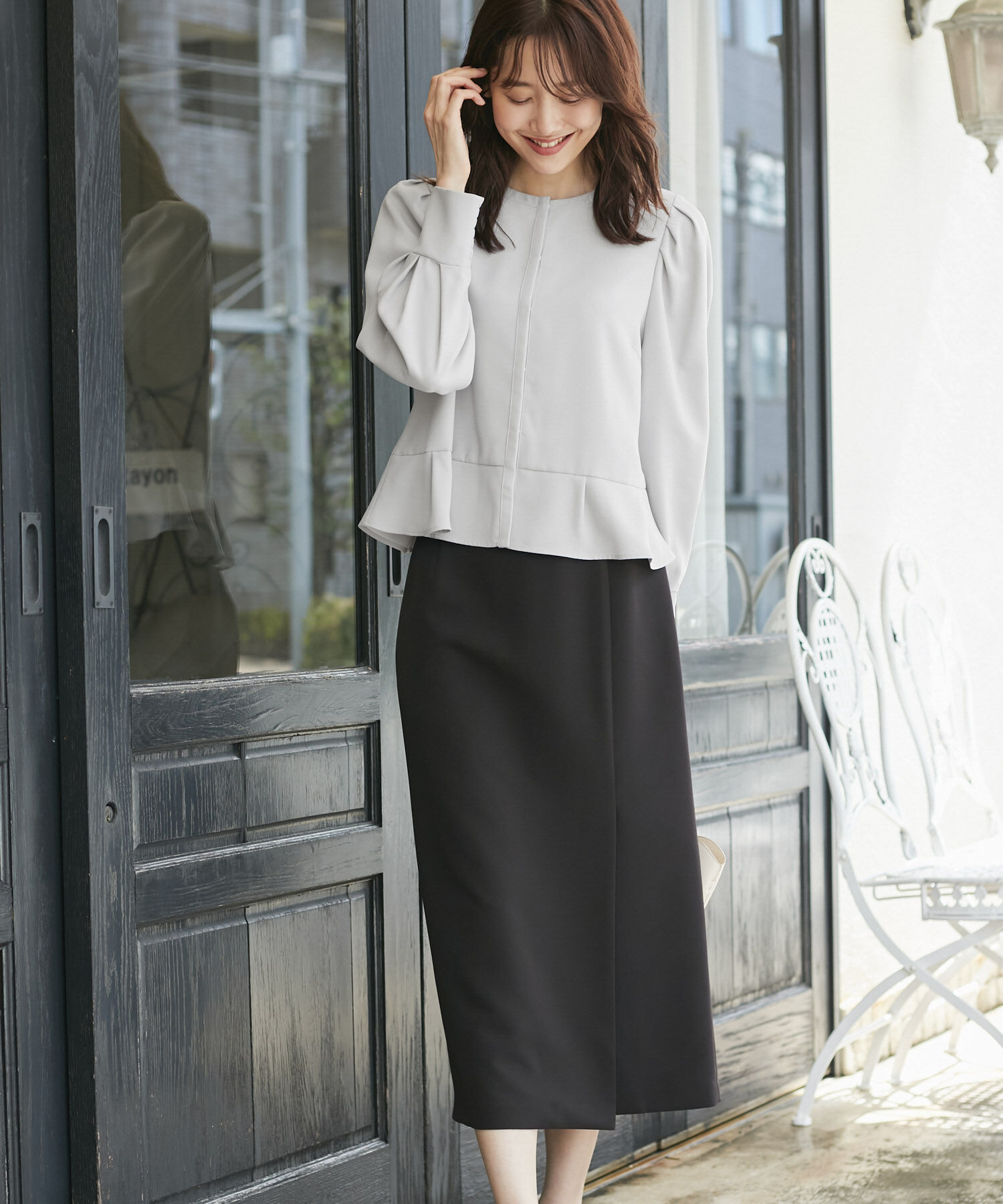 Rope&rsquo;Picnic「ジャケットみたいに着れるブラウス」|シャツ・ブラウス|