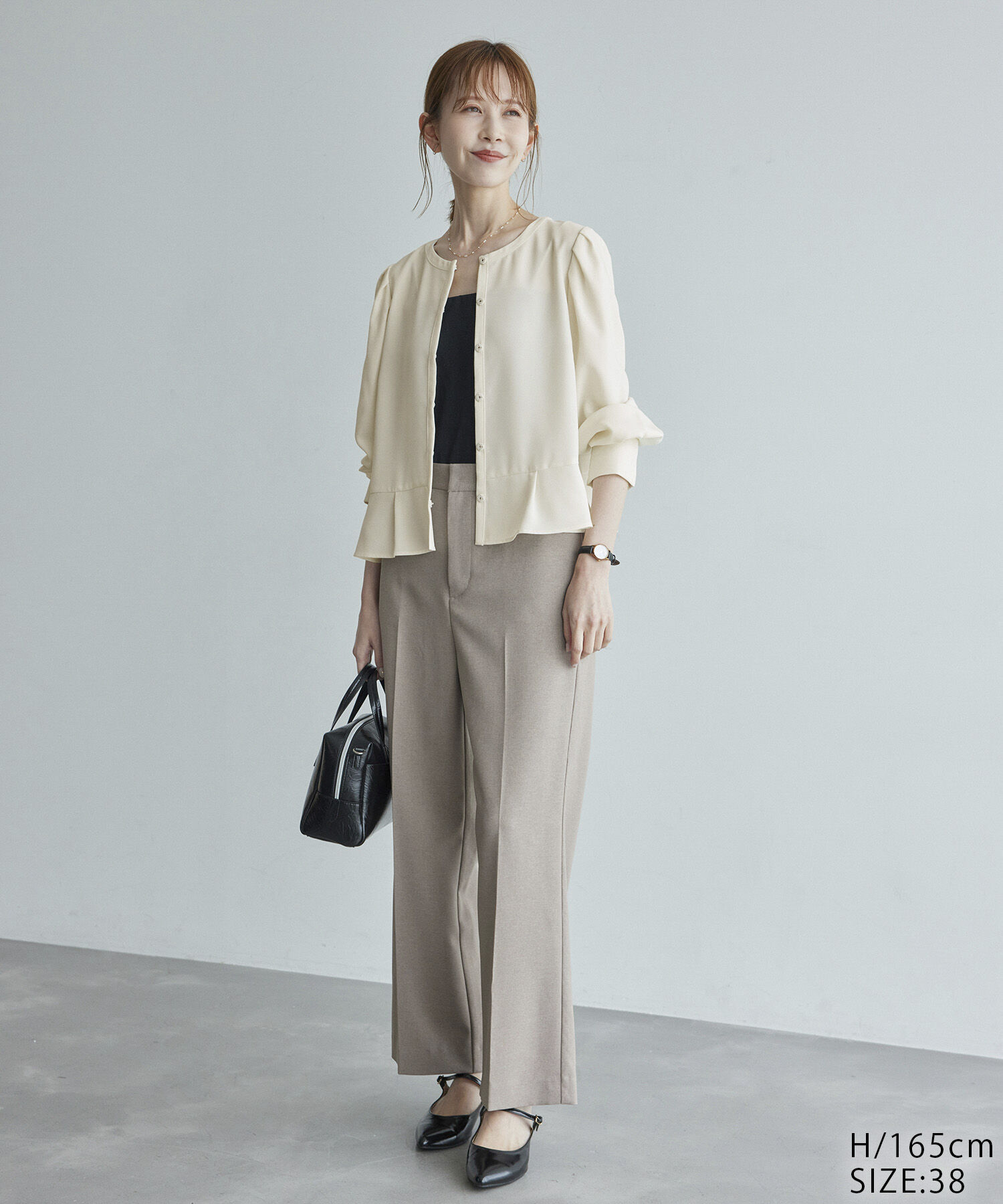 Rope&rsquo;Picnic「ジャケットみたいに着れるブラウス」|シャツ・ブラウス|