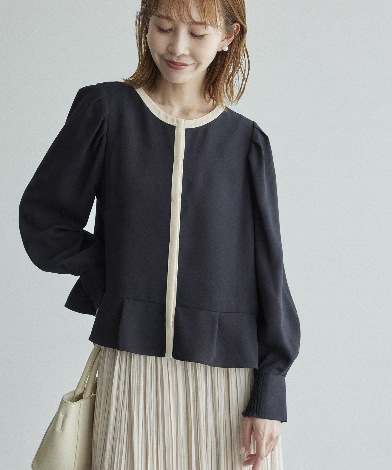 Rope&rsquo;Picnic「ジャケットみたいに着れるブラウス」|シャツ・ブラウス|