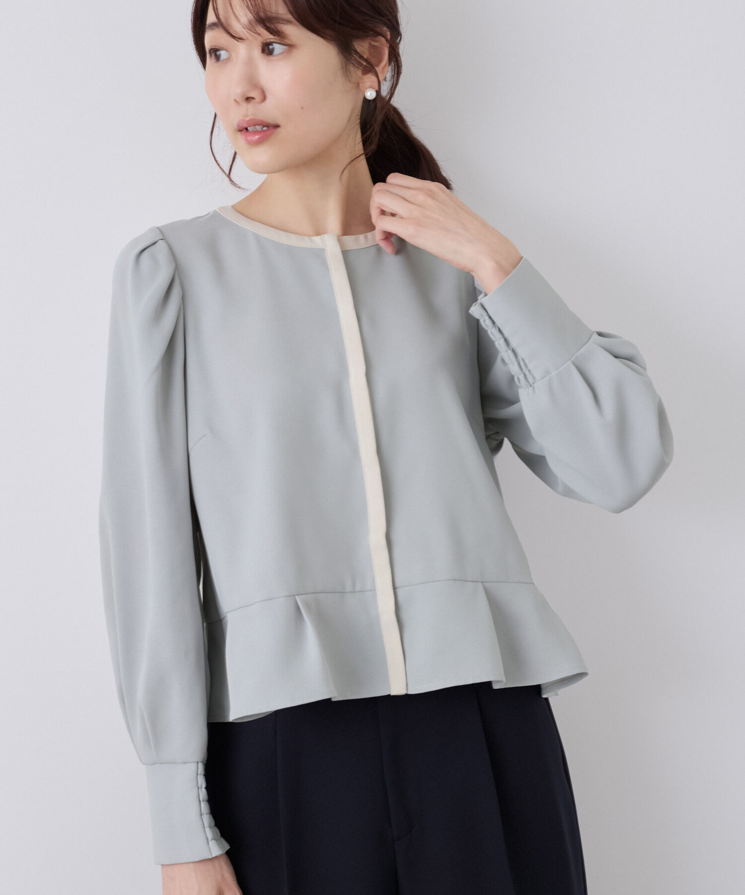 Rope&rsquo;Picnic「ジャケットみたいに着れるブラウス」|シャツ・ブラウス|