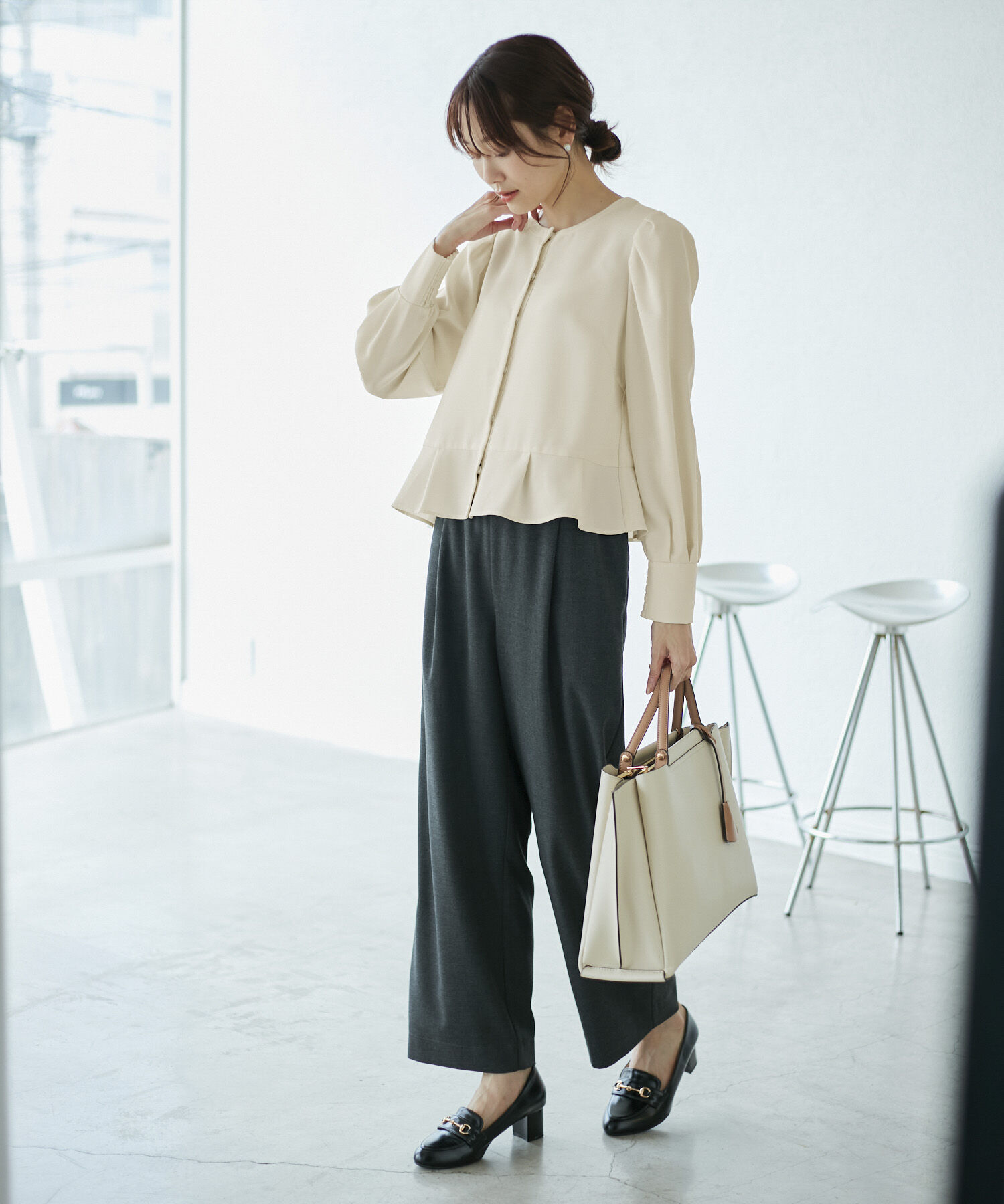 Rope&rsquo;Picnic「ジャケットみたいに着れるブラウス」|シャツ・ブラウス|