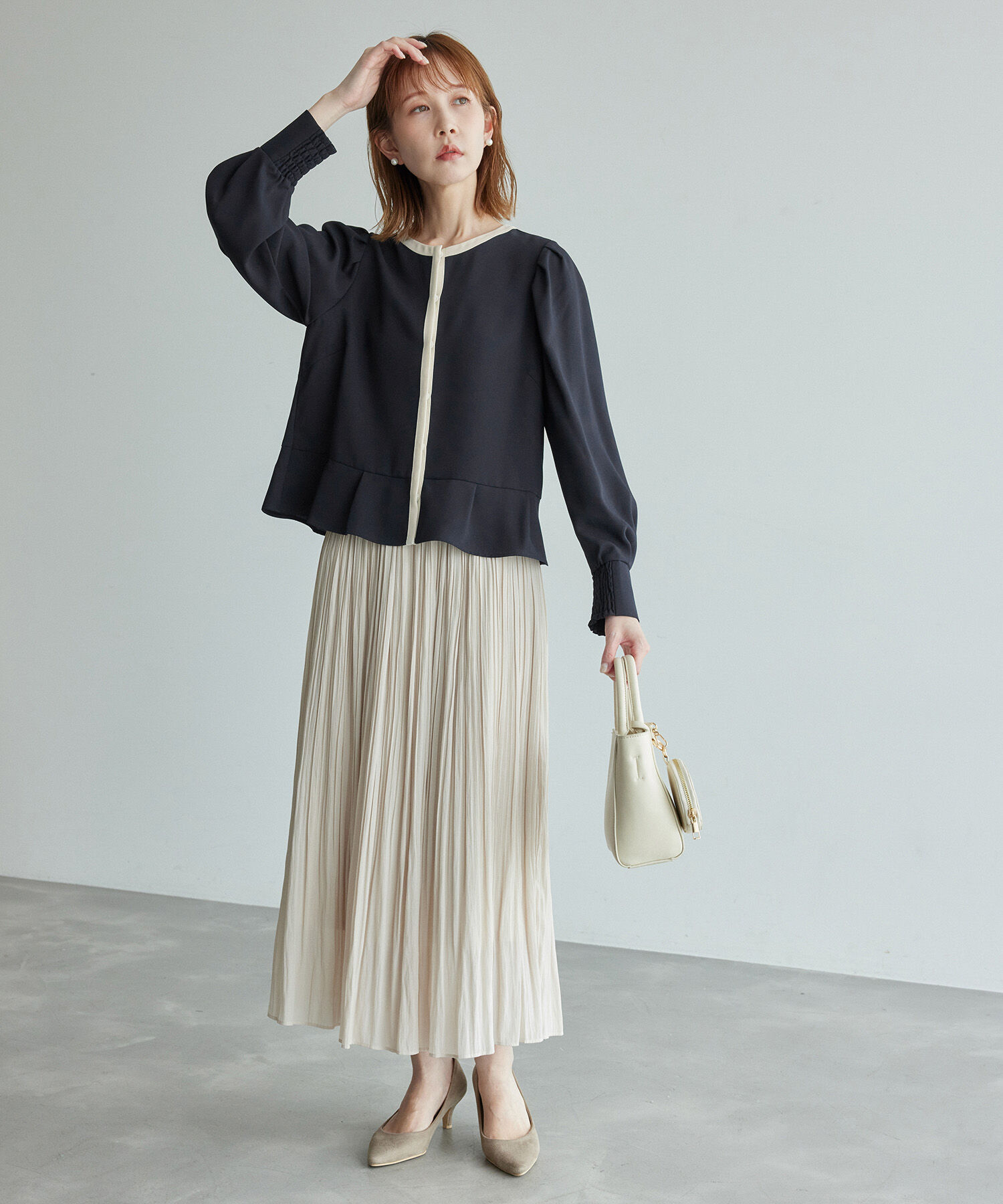 Rope&rsquo;Picnic「ジャケットみたいに着れるブラウス」|シャツ・ブラウス|