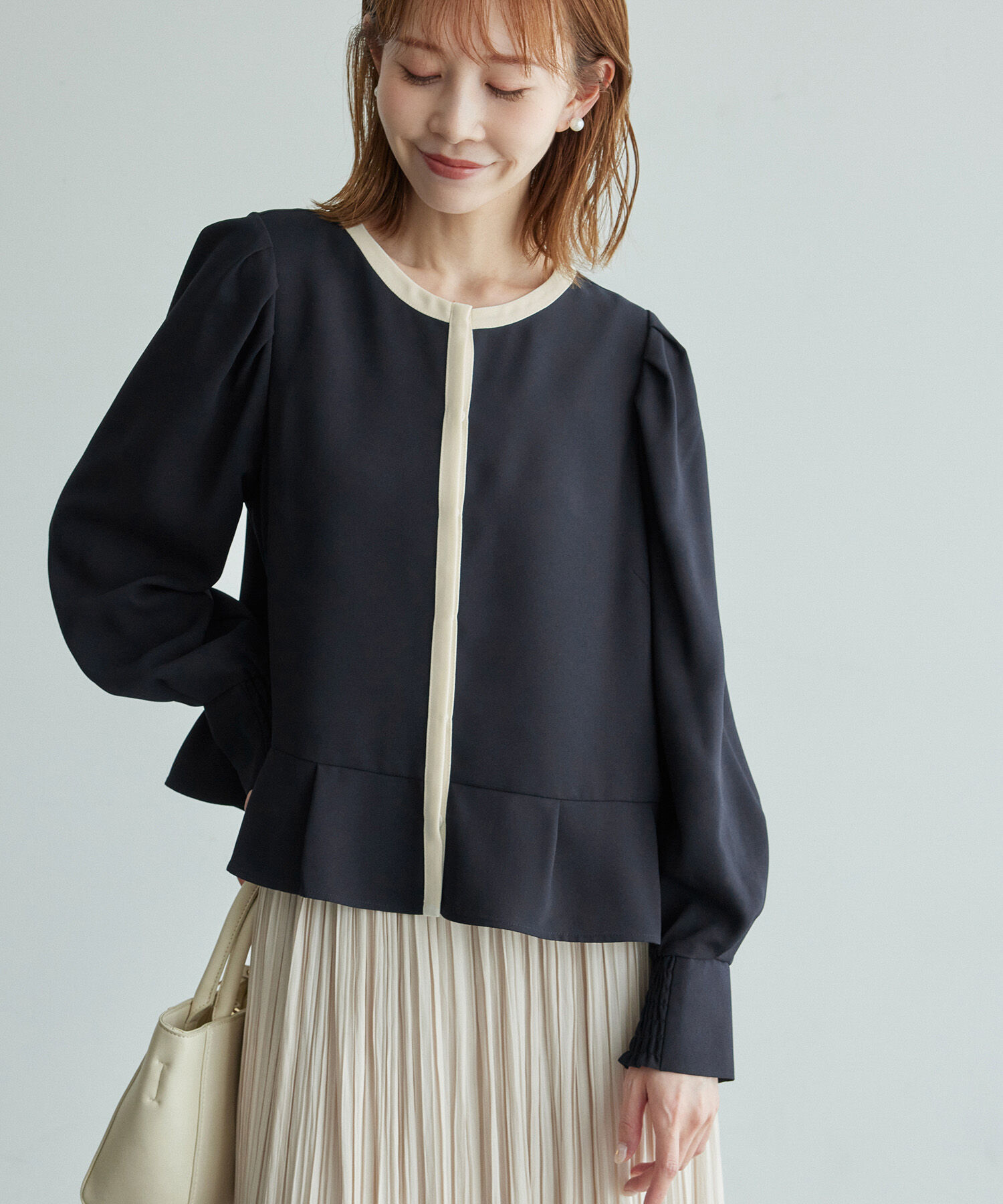 Rope&rsquo;Picnic「ジャケットみたいに着れるブラウス」|シャツ・ブラウス|