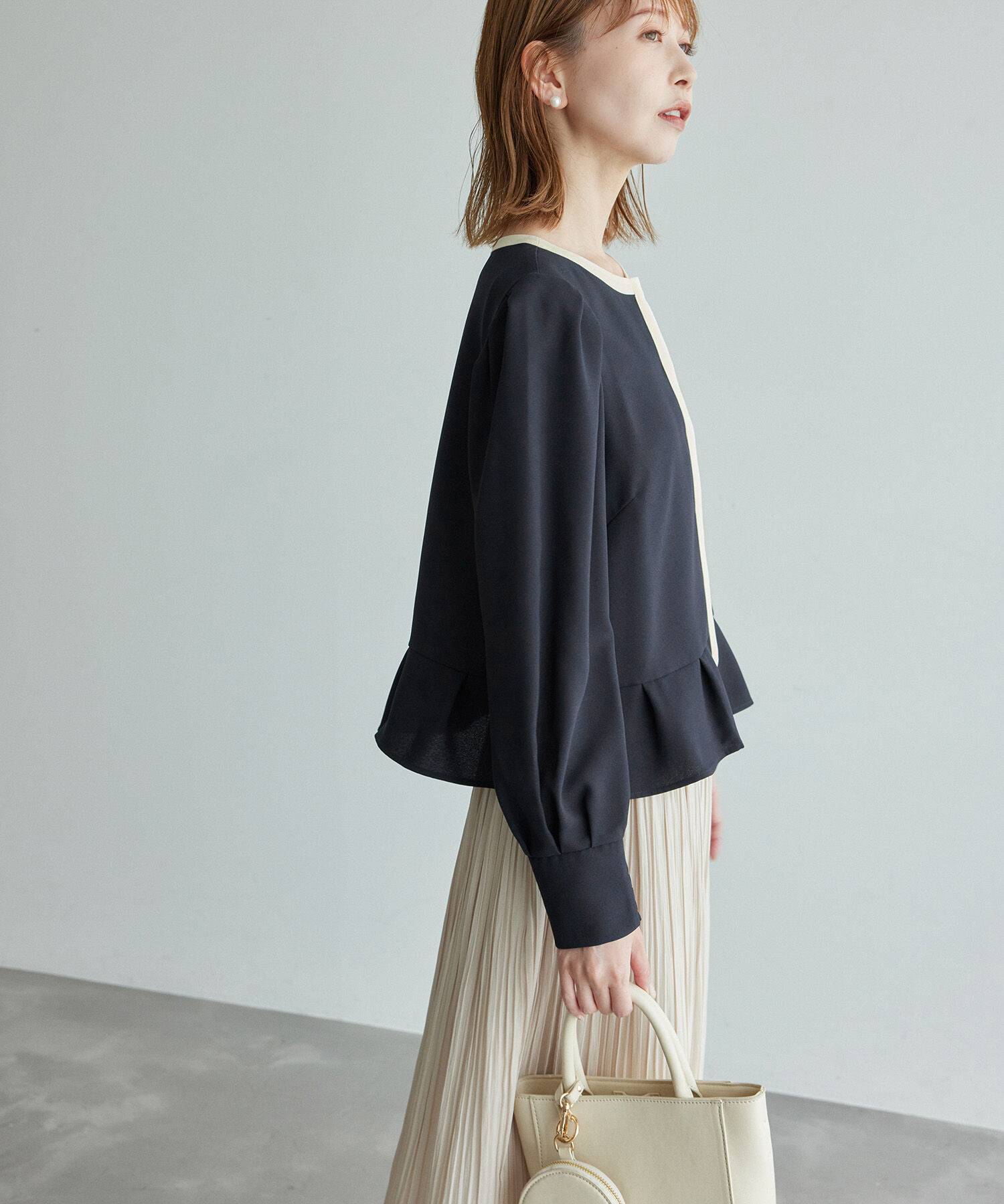 Rope&rsquo;Picnic「ジャケットみたいに着れるブラウス」|シャツ・ブラウス|