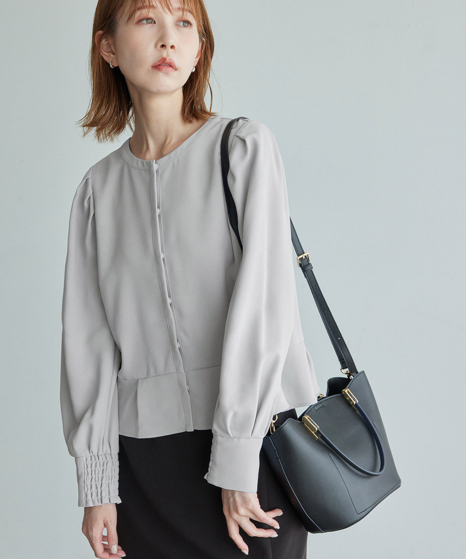 Rope&rsquo;Picnic「ジャケットみたいに着れるブラウス」|シャツ・ブラウス|