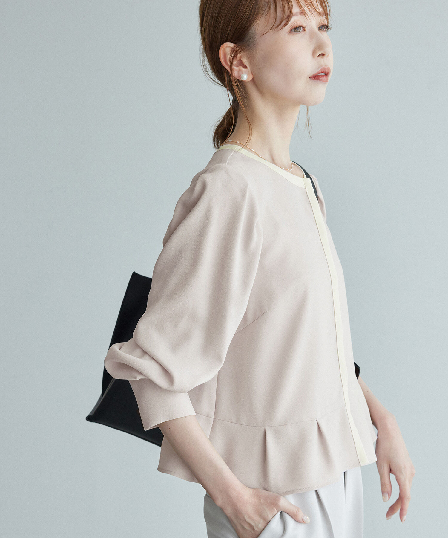 Rope&rsquo;Picnic「ジャケットみたいに着れるブラウス」|シャツ・ブラウス|