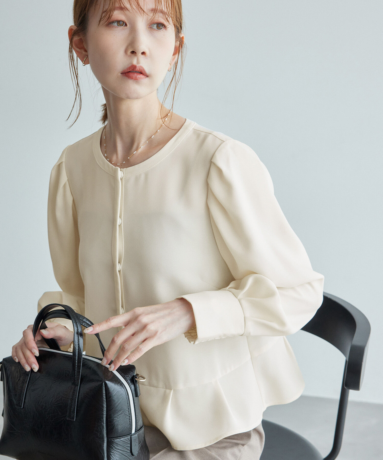 Rope&rsquo;Picnic「ジャケットみたいに着れるブラウス」|シャツ・ブラウス|