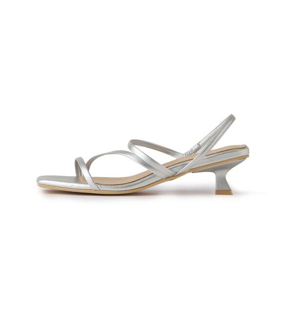 ROPE PICNIC PASSAGE「ナローストラップキトゥンヒールサンダル」|サンダル|