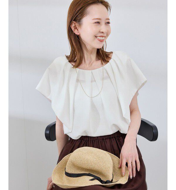 Rope&rsquo;Picnic「ラッフルスリーブブラウス/通勤対応」|シャツ・ブラウス|