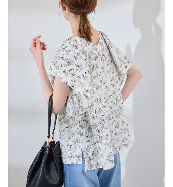 Rope&rsquo;Picnic「ラッフルスリーブブラウス/通勤対応」|シャツ・ブラウス|