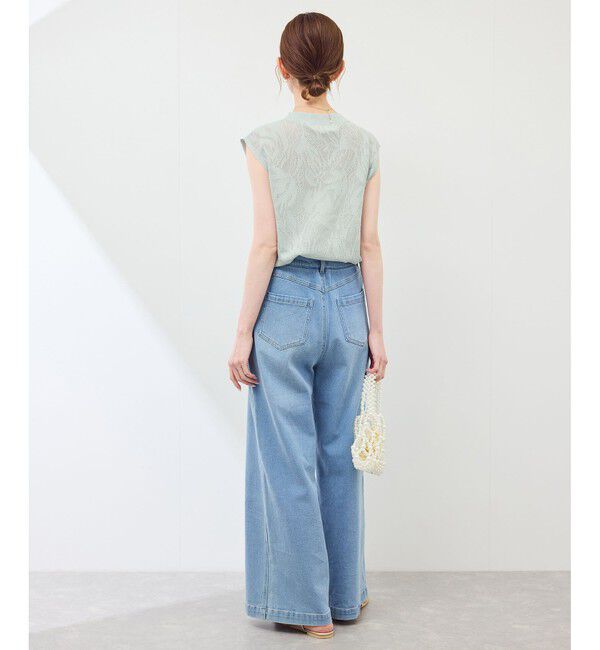 Rope&rsquo;Picnic「レーシーフレンチサマーニット」|ニット・セーター|