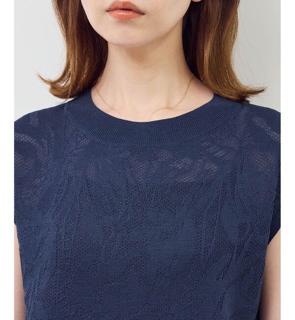 Rope&rsquo;Picnic「レーシーフレンチサマーニット」|ニット・セーター|