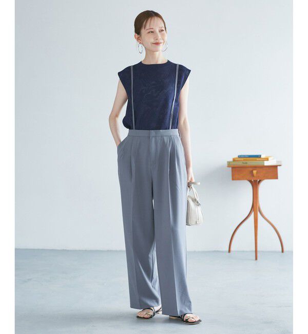 Rope&rsquo;Picnic「レーシーフレンチサマーニット」|ニット・セーター|