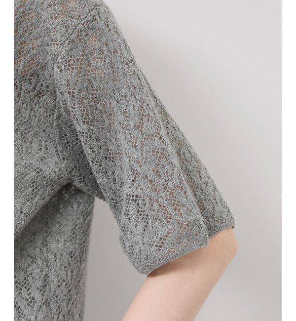 Rope&rsquo;Picnic「レース襟付きカーディガン」|カーディガン|