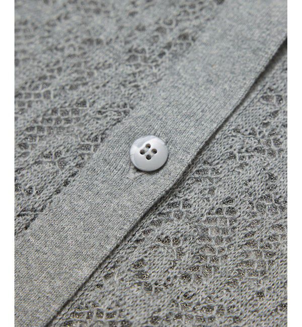 Rope&rsquo;Picnic「レース襟付きカーディガン」|カーディガン|