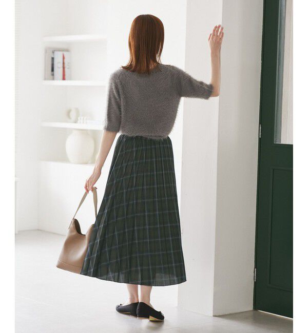 Rope&rsquo;Picnic「チェック柄プリーツスカート」|スカート|