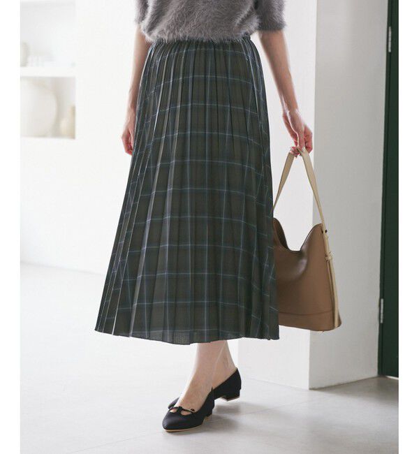 Rope&rsquo;Picnic「チェック柄プリーツスカート」|スカート|