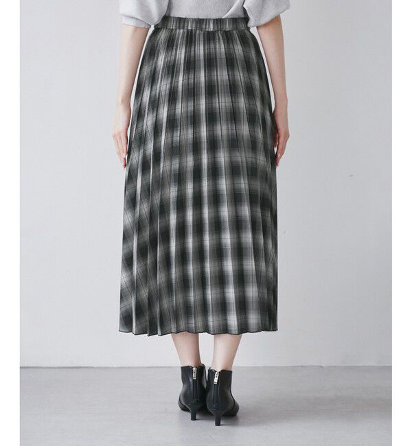 Rope&rsquo;Picnic「チェック柄プリーツスカート」|スカート|
