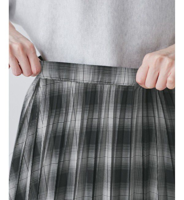 Rope&rsquo;Picnic「チェック柄プリーツスカート」|スカート|