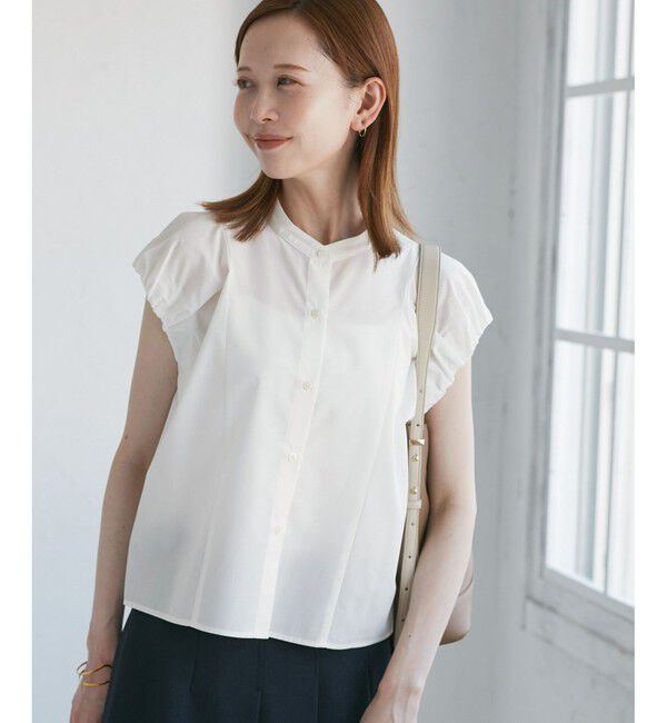 Rope&rsquo;Picnic「着丈が選べるバルーンスリーブシャツブラウス/イージーケア」|シャツ・ブラウス|