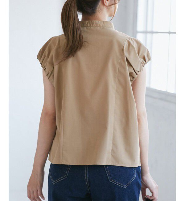 Rope&rsquo;Picnic「着丈が選べるバルーンスリーブシャツブラウス/イージーケア」|シャツ・ブラウス|