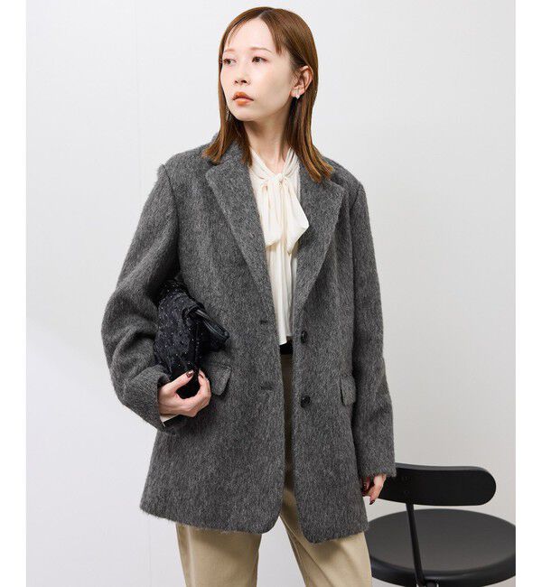 Rope&rsquo;Picnic「シャギーテーラードジャコット」|テーラードジャケット|