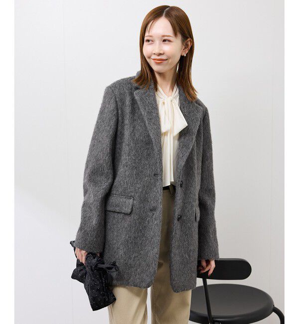 Rope&rsquo;Picnic「シャギーテーラードジャコット」|テーラードジャケット|