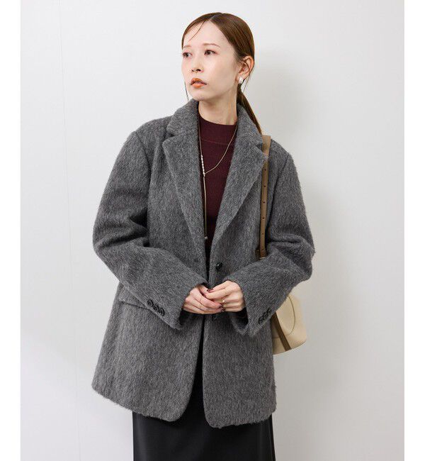 Rope&rsquo;Picnic「シャギーテーラードジャコット」|テーラードジャケット|