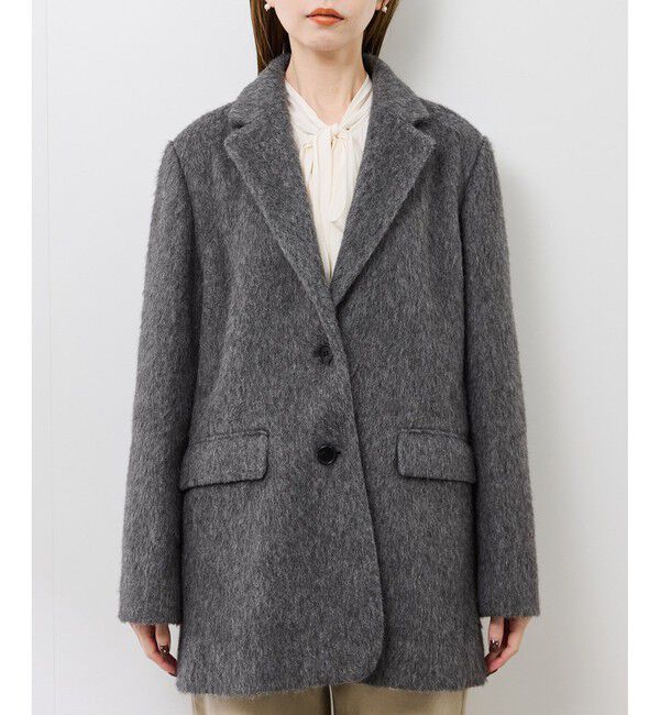 Rope&rsquo;Picnic「シャギーテーラードジャコット」|テーラードジャケット|