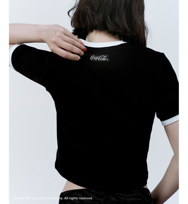 ADAM ET ROPE'「【Coca-Cola】Ringer Tee」|Tシャツ・カットソー|