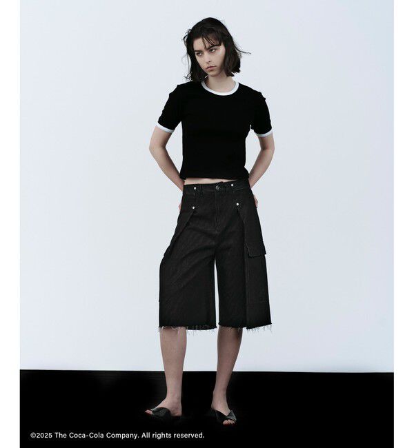 ADAM ET ROPE'「【Coca-Cola】Ringer Tee」|Tシャツ・カットソー|