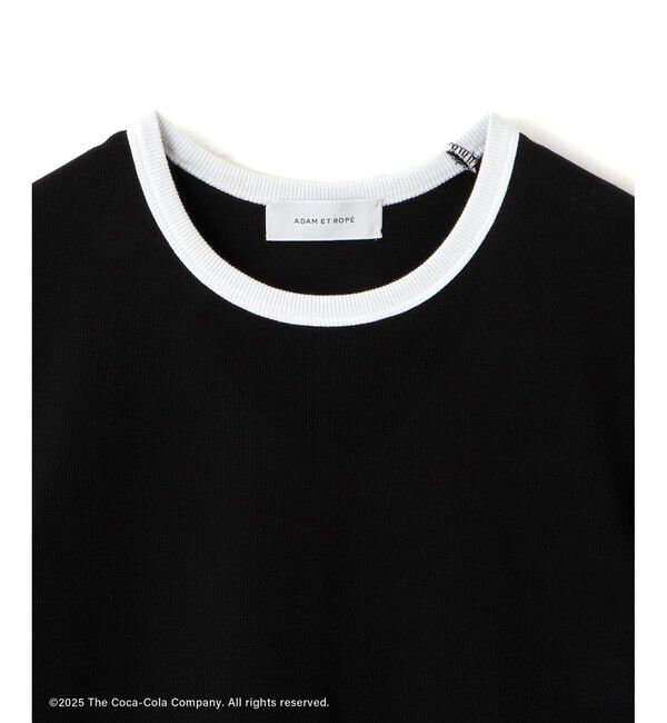 ADAM ET ROPE'「【Coca-Cola】Ringer Tee」|Tシャツ・カットソー|