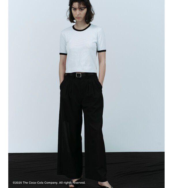 ADAM ET ROPE'「【Coca-Cola】Ringer Tee」|Tシャツ・カットソー|