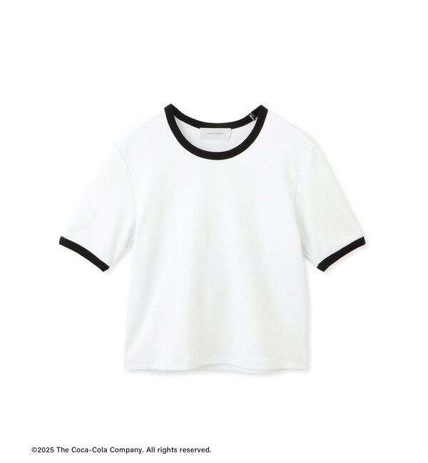 ADAM ET ROPE'「【Coca-Cola】Ringer Tee」|Tシャツ・カットソー|
