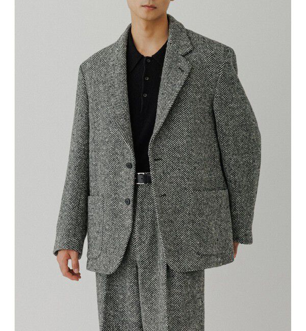 ADAM ET ROPE'「ヘリンボンツイード ジャケット / セットアップ対応」|テーラードジャケット|