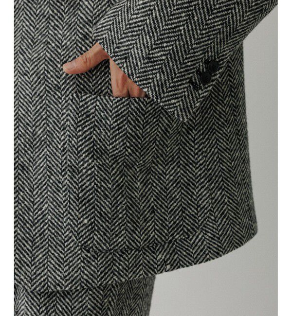 ADAM ET ROPE'「ヘリンボンツイード ジャケット / セットアップ対応」|テーラードジャケット|
