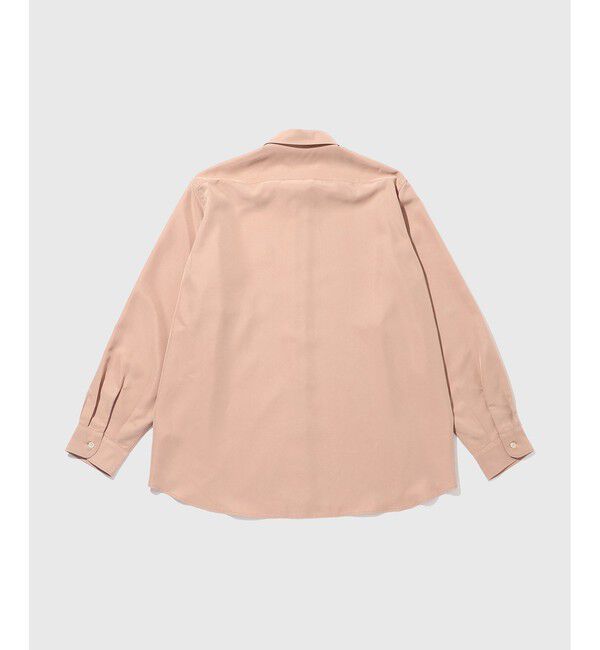 ADAM ET ROPE'「スエードタッチ レーヨン レギュラーカラーシャツ」|シャツ・ブラウス|