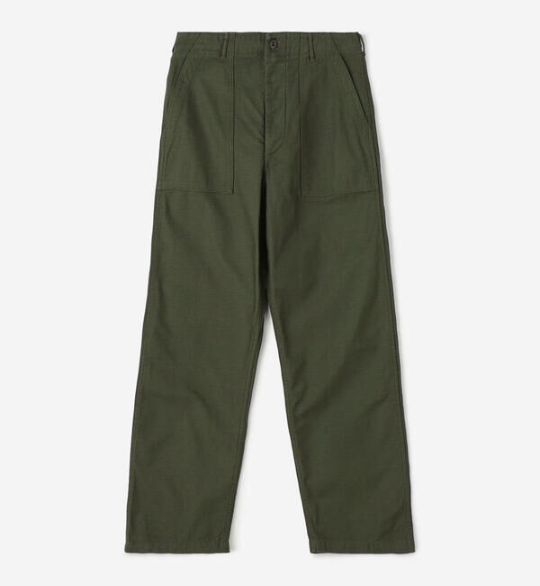  「orSlow | バックサテン ファティーグパンツ MEN」|チノ|