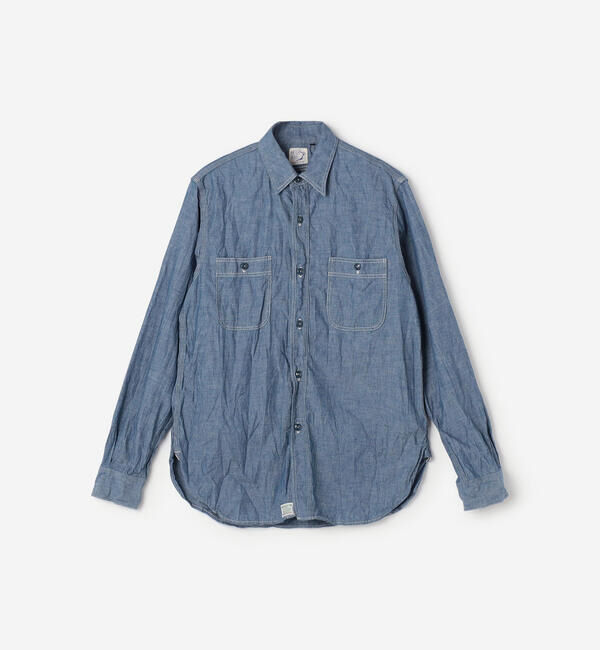  「orSlow | シャンブレー ワークシャツ WOMEN」|シャツ・ブラウス|