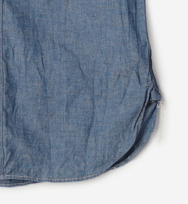  「orSlow | シャンブレー ワークシャツ WOMEN」|シャツ・ブラウス|