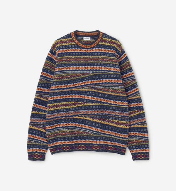  「COOHEM | クレイジーフェアアイル ニットプルオーバー MEN」|ニット・セーター|