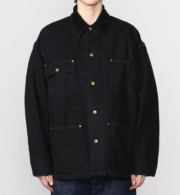  「orSlow | RELAX FIT OXFORD COVERALL MEN」|ブルゾン・スタジャン|