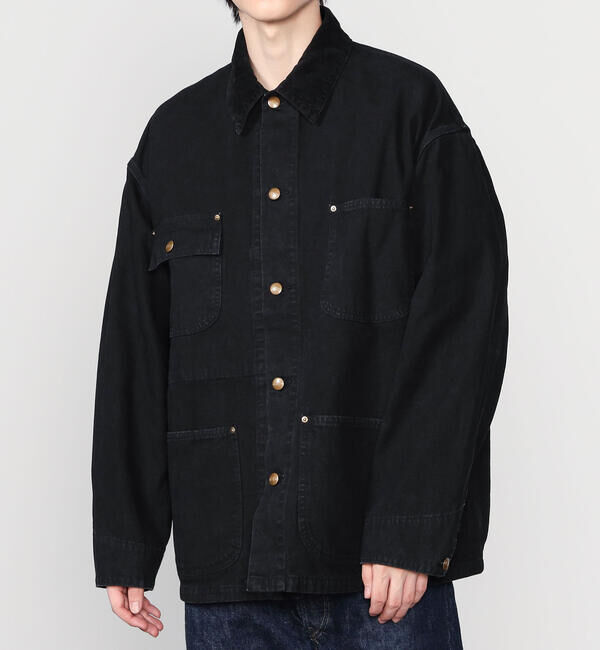  「orSlow | RELAX FIT OXFORD COVERALL MEN」|ブルゾン・スタジャン|