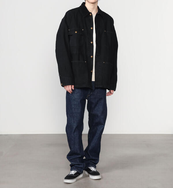  「orSlow | RELAX FIT OXFORD COVERALL MEN」|ブルゾン・スタジャン|