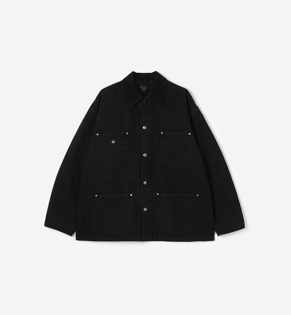  「orSlow | RELAX FIT OXFORD COVERALL MEN」|ブルゾン・スタジャン|