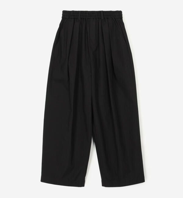  「nicholson & nicholson |〈別注〉ワイドイージーパンツ WOMEN」|チノ|BLACK