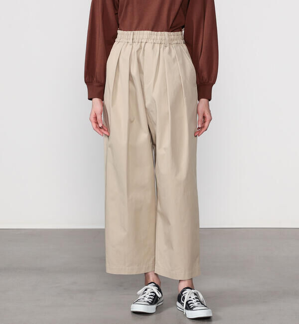  「nicholson & nicholson |〈別注〉ワイドイージーパンツ WOMEN」|チノ|