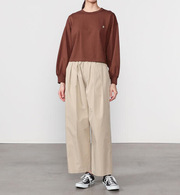  「nicholson & nicholson |〈別注〉ワイドイージーパンツ WOMEN」|チノ|